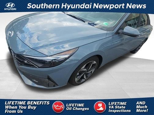 Gray 2021 Hyundai ELANTRA Limited