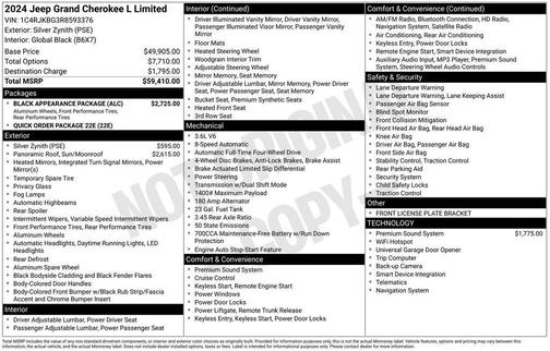 2024 Jeep Grand Cherokee L Limited