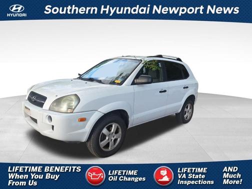 White 2007 Hyundai TUCSON GLS