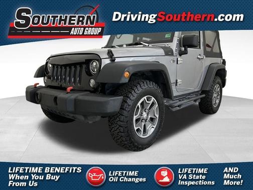 Silver 2014 Jeep Wrangler Rubicon