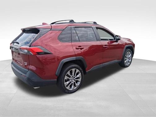 Red 2022 Toyota RAV4 XLE Premium