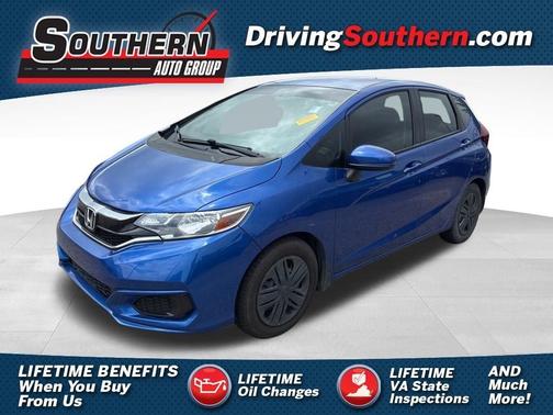 Blue 2020 Honda Fit LX
