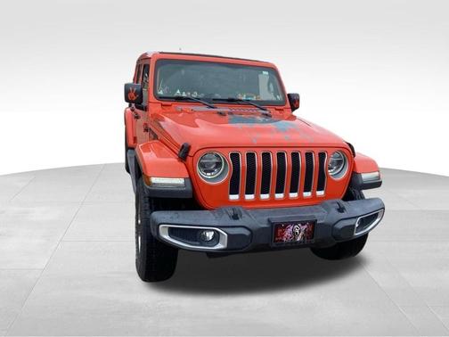 Orange 2019 Jeep Wrangler Unlimited Sahara