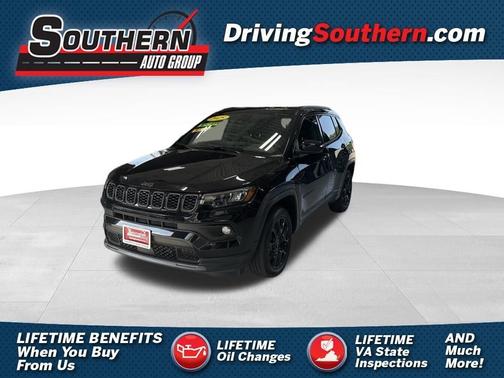 Black 2025 Jeep Compass Latitude
