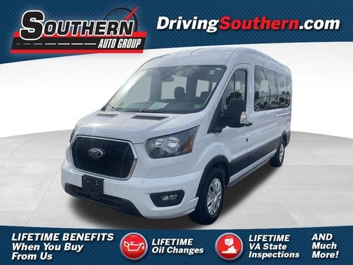 White 2023 Ford Transit-350 XLT