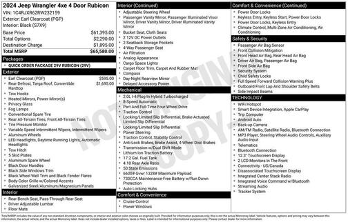 Gray 2024 Jeep Wrangler 4xe Rubicon