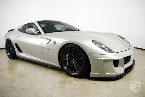 White Avus 2008 Ferrari 599 GTB Fiorano