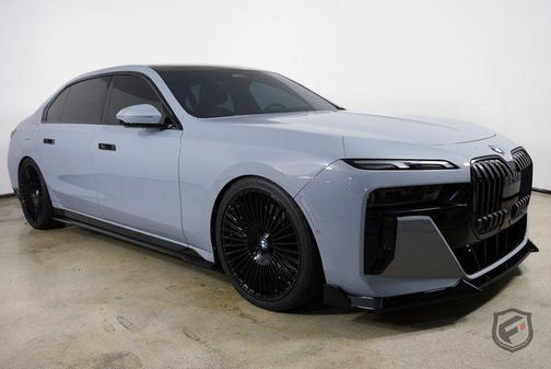 Gray Metallic 2023 BMW 740 i