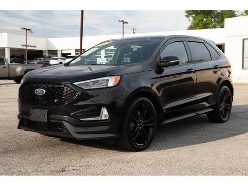 Agate Black Metallic 2021 Ford Edge ST