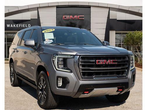 Satin Steel Metallic 2022 GMC Yukon XL 4WD AT4