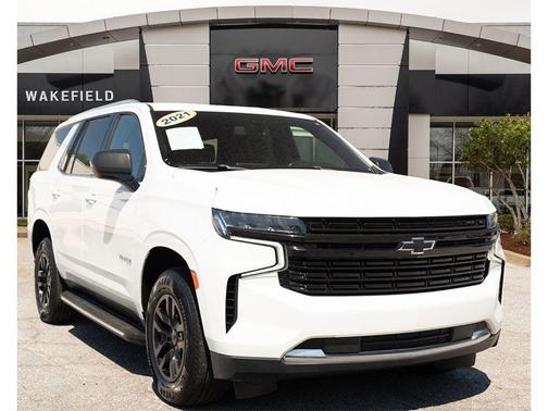 Summit White 2021 Chevrolet Tahoe LT