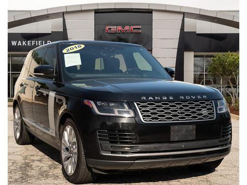 Santorini Black Metallic 2018 Land Rover Range Rover 5.0L Supercharged LWB