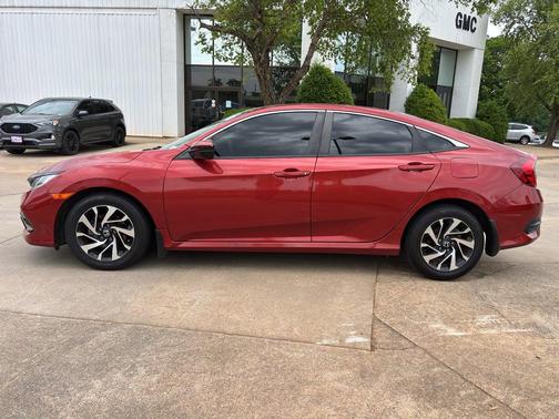 Red 2020 Honda Civic LX