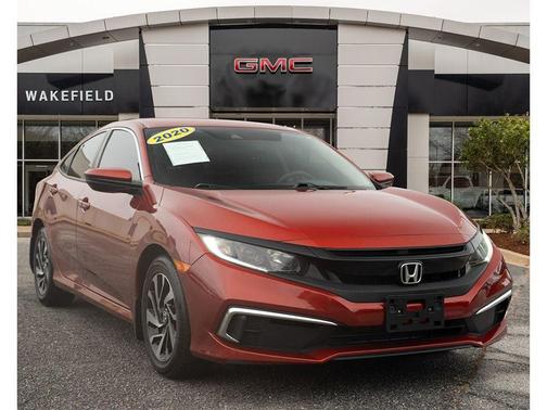 Red 2020 Honda Civic LX