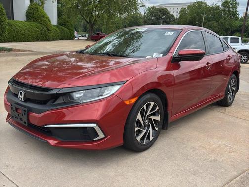 Red 2020 Honda Civic LX