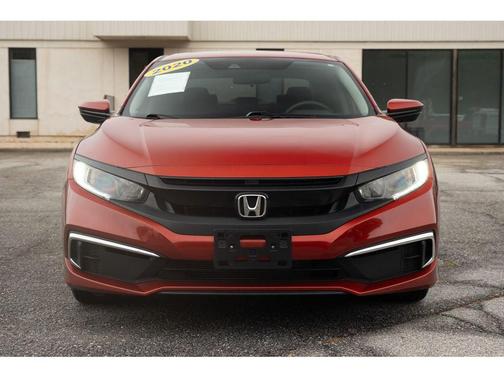 Red 2020 Honda Civic LX
