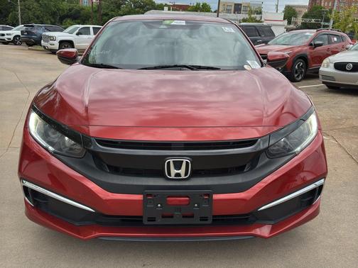 Red 2020 Honda Civic LX