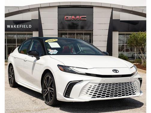 Midnight Black Metallic 2025 Toyota Camry XSE