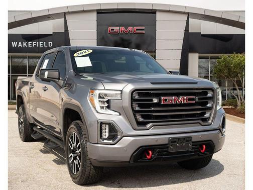 Satin Steel Metallic 2021 GMC Sierra 1500 AT4