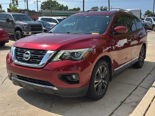 Scarlet Ember 2018 Nissan Pathfinder Platinum