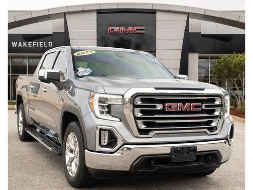 Satin Steel Metallic 2021 GMC Sierra 1500 SLT