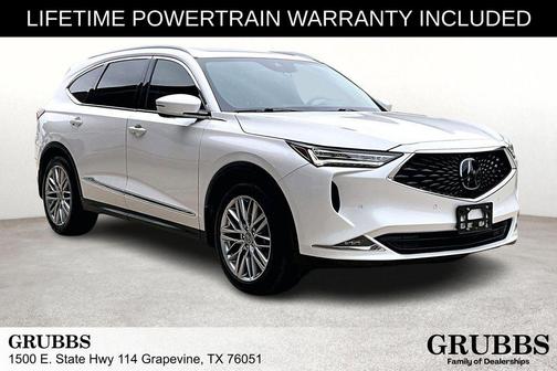 Platinum White Pearl 2023 Acura MDX Advance