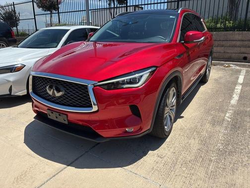 Dynamic Sunstone Red 2022 INFINITI QX50 SENSORY