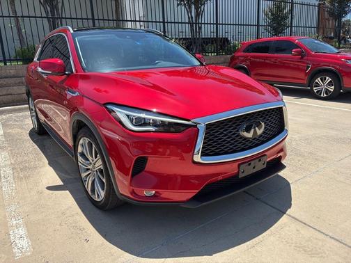 Dynamic Sunstone Red 2022 INFINITI QX50 SENSORY