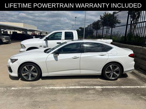 Platinum White Pearl 2025 Acura TLX Technology