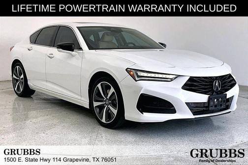 Platinum White Pearl 2025 Acura TLX Technology