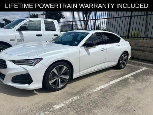 Platinum White Pearl 2025 Acura TLX Technology