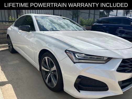 Platinum White Pearl 2025 Acura TLX Technology