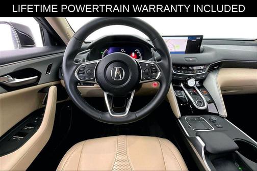 Platinum White Pearl 2025 Acura TLX Technology