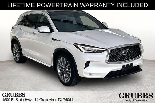 Radiant White 2023 INFINITI QX50 AUTOGRAPH