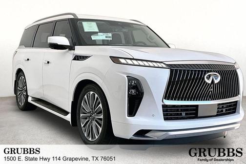 Radiant White 2026 INFINITI QX80 Luxe