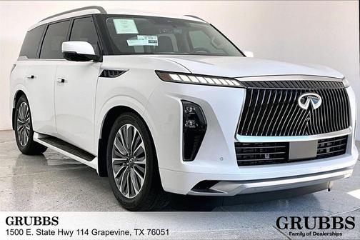 Radiant White 2026 INFINITI QX80 Luxe