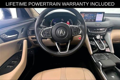 Platinum White Pearl 2024 Acura TLX Technology