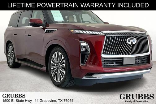 Coulis Red 2025 INFINITI QX80 SENSORY