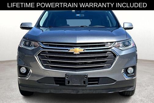 Satin Steel Metallic 2021 Chevrolet Traverse LT Cloth
