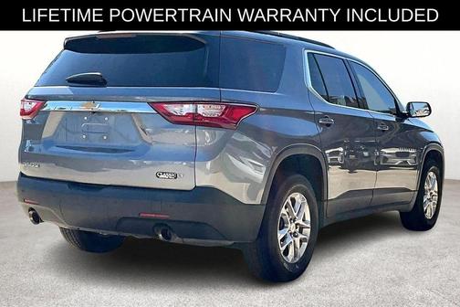 Satin Steel Metallic 2021 Chevrolet Traverse LT Cloth