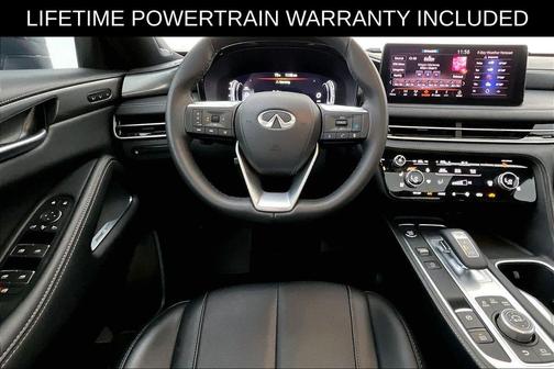 Majestic White 2025 INFINITI QX60 Luxe