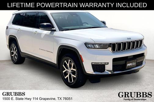 Bright White Clearcoat 2023 Jeep Grand Cherokee L Limited