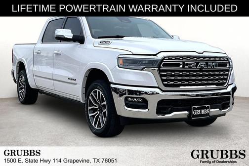 Ivory White Tri-Coat Pearlcoat 2026 RAM 1500 Limited