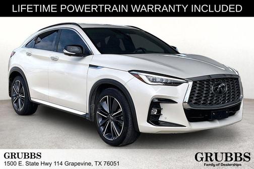 Majestic White 2023 INFINITI QX55 ESSENTIAL