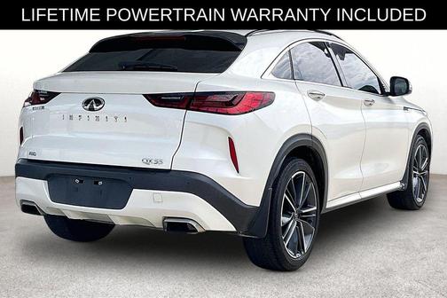 Majestic White 2023 INFINITI QX55 ESSENTIAL