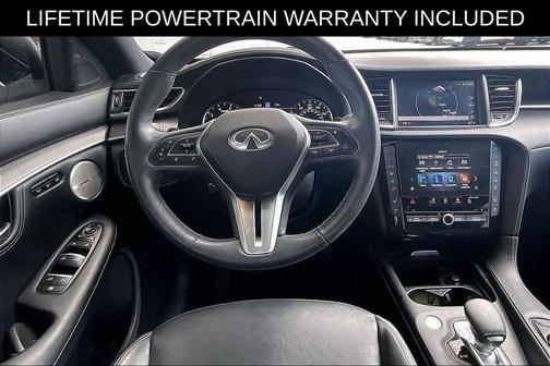 Majestic White 2023 INFINITI QX55 ESSENTIAL