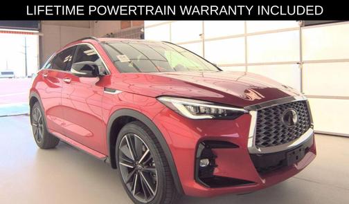 Dynamic Sunstone Red 2023 INFINITI QX55 SENSORY