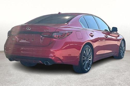 Dynamic Sunstone Red 2021 INFINITI Q50 3.0t Red Sport 400