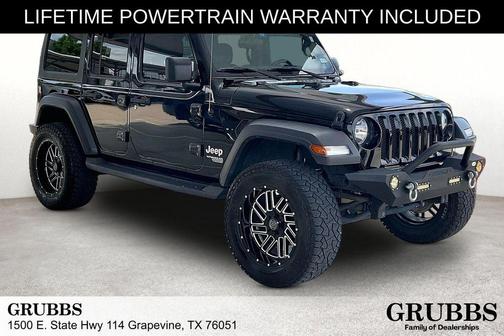Black Clearcoat 2020 Jeep Wrangler Unlimited Sport