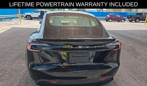 Black 2025 Tesla Model 3 Long Range